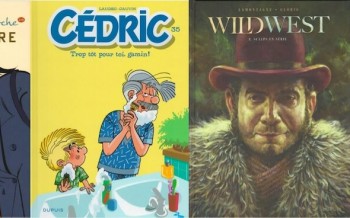 Dupuis : Jérôme K Jérôme Bloche T28, Petit Poilu T26, Cédric T35, Wild West T3