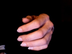 L'une des mains d'Astrïd