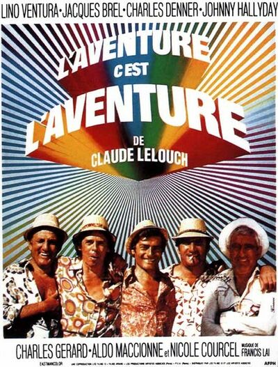 Johnny Hallyday dans L'aventure c'est l'aventure